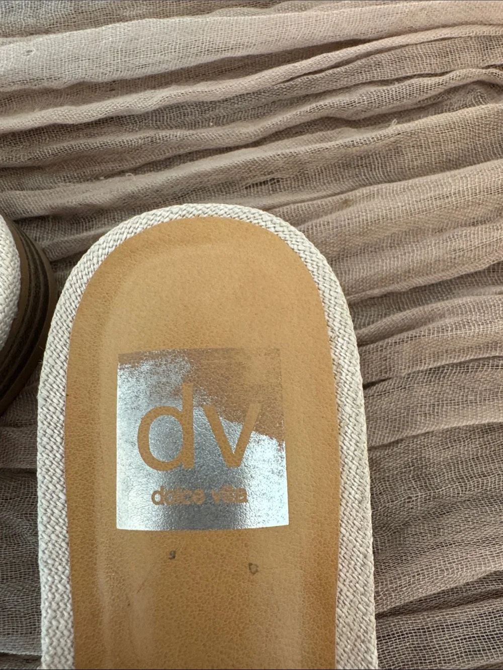 DV by Dolce Vita Light Nude Pointed-Toe Slip-On Mules - Picture 6 of 6